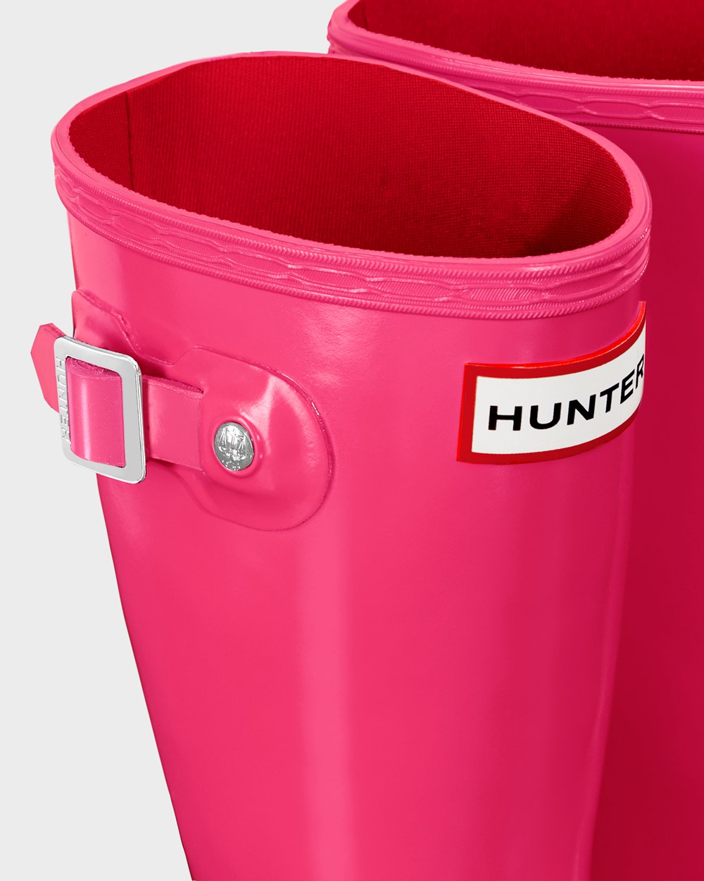 Kids Hunter Rain Boots Light Pink - Original Big Gloss - 8903214-ZG